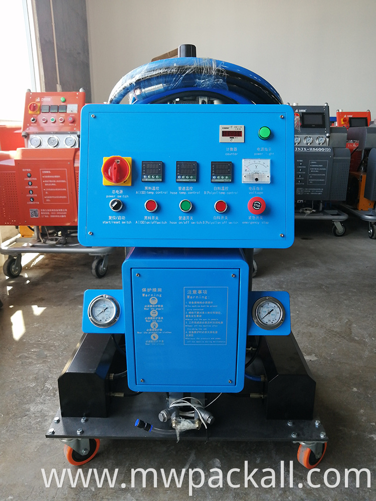 Cheap and hot model hydraulic poly urethane insulation foam spray machine price